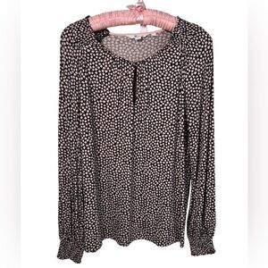 Boden Milkshake Petals Vicky Long Sleeve Smocked Blouse Size Size 6